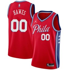 Philadelphia 76ers #00 Spencer Hawes Jersey -Red Phila