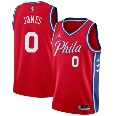 Philadelphia 76ers #0 Alvin Jones Jersey -Red Phila