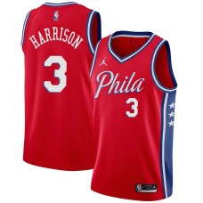 Philadelphia 76ers #3 Bob Harrison Jersey -Red Phila