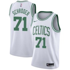 Boston Celtics #71 Dennis Schroder Jersey -White