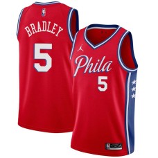 Philadelphia 76ers #5 Michael Bradley Jersey -Red Phila