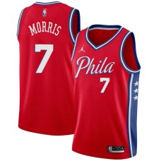 Philadelphia 76ers #7 Darius Morris Jersey -Red Phila