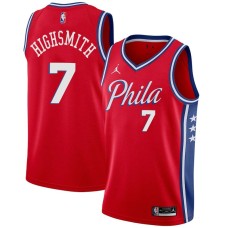 Philadelphia 76ers #7 Haywood Highsmith Jersey -Red Phila