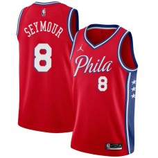 Philadelphia 76ers #8 Paul Seymour Jersey -Red Phila