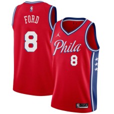 Philadelphia 76ers #8 Alphonso Ford Jersey -Red Phila