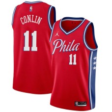 Philadelphia 76ers #11 Ed Conlin Jersey -Red Phila