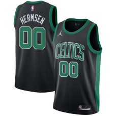 Boston Celtics #00 Kleggie Hermsen Jersey -Black