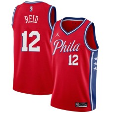 Philadelphia 76ers #12 Jim Reid Jersey -Red Phila