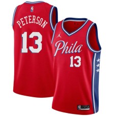 Philadelphia 76ers #13 Ed Peterson Jersey -Red Phila