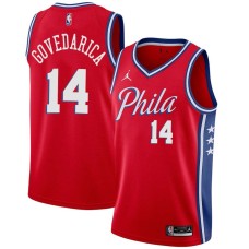 Philadelphia 76ers #14 Bato Govedarica Jersey -Red Phila