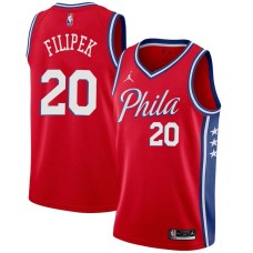 Philadelphia 76ers #20 Ron Filipek Jersey -Red Phila