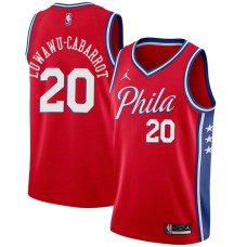 Philadelphia 76ers #20 Timothe Luwawu-Cabarrot Jersey -Red Phila