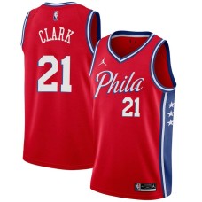 Philadelphia 76ers #21 Archie Clark Jersey -Red Phila