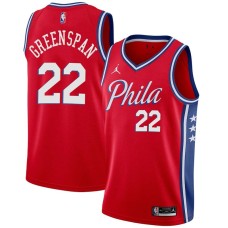 Philadelphia 76ers #22 Jerry Greenspan Jersey -Red Phila