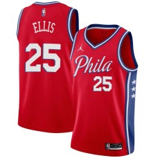 Philadelphia 76ers #25 Leroy Ellis Jersey -Red Phila