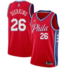 Philadelphia 76ers #26 Connie Dierking Jersey -Red Phila