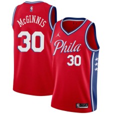 Philadelphia 76ers #30 George McGinnis Jersey -Red Phila