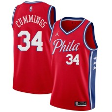 Philadelphia 76ers #34 Terry Cummings Jersey -Red Phila