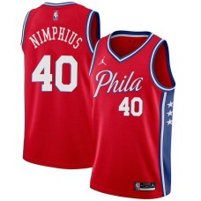 Philadelphia 76ers #40 Kurt Nimphius Jersey -Red Phila