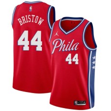 Philadelphia 76ers #44 Allan Bristow Jersey -Red Phila