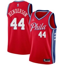 Philadelphia 76ers #44 Alan Henderson Jersey -Red Phila