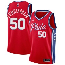 Philadelphia 76ers #50 William Cunningham Jersey -Red Phila