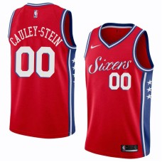 Philadelphia 76ers #00 Willie Cauley-Stein Jersey -Red Sixers