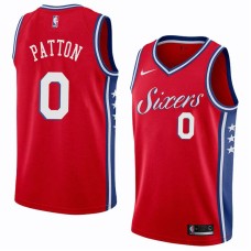 Philadelphia 76ers #0 Justin Patton Jersey -Red Sixers