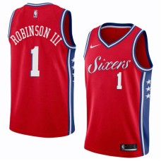 Philadelphia 76ers #1 Glenn Robinson III Jersey -Red Sixers