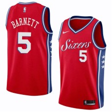 Philadelphia 76ers #5 Dick Barnett Jersey -Red Sixers