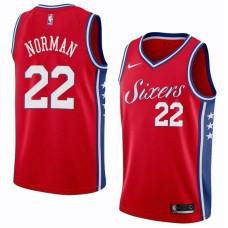 Philadelphia 76ers #22 Connie Norman Jersey -Red Sixers