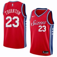 Philadelphia 76ers #23 Bob Thornton Jersey -Red Sixers