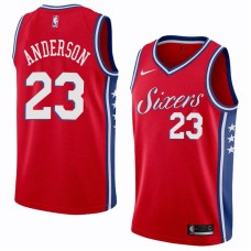 Philadelphia 76ers #23 Justin Anderson Jersey -Red Sixers