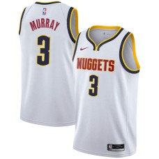 Denver Nuggets #3 Tracy Murray Jersey -White