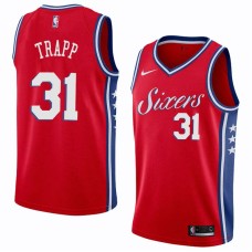 Philadelphia 76ers #31 John Trapp Jersey -Red Sixers