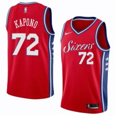 Philadelphia 76ers #72 Jason Kapono Jersey -Red Sixers