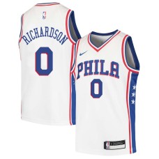 Philadelphia 76ers #0 Josh Richardson Jersey -White