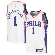 Philadelphia 76ers #1 Michael Carter-Williams Jersey -White