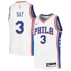 Philadelphia 76ers #3 Jim Ray Jersey -White