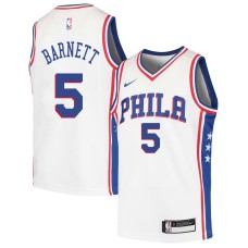 Philadelphia 76ers #5 Dick Barnett Jersey -White