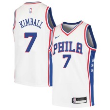 Philadelphia 76ers #7 Toby Kimball Jersey -White