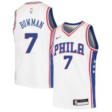 Philadelphia 76ers #7 Ira Bowman Jersey -White