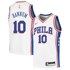 Philadelphia 76ers #10 Alex Hannum Jersey -White