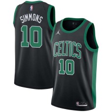 Boston Celtics #10 Connie Simmons Jersey -Black