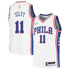 Philadelphia 76ers #11 Frank Selvy Jersey -White