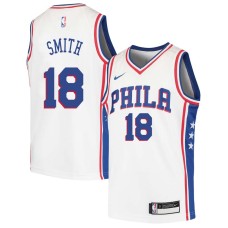 Philadelphia 76ers #18 Derek Smith Jersey -White