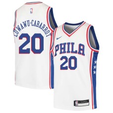 Philadelphia 76ers #20 Timothe Luwawu-Cabarrot Jersey -White