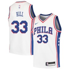 Philadelphia 76ers #33 George Hill Jersey -White