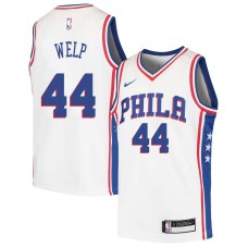 Philadelphia 76ers #44 Chris Welp Jersey -White