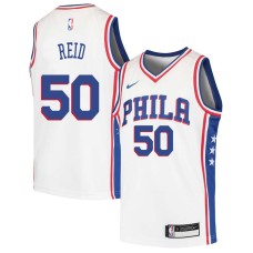 Philadelphia 76ers #50 Robert Reid Jersey -White